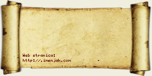 Dijana Rudja vizit kartica